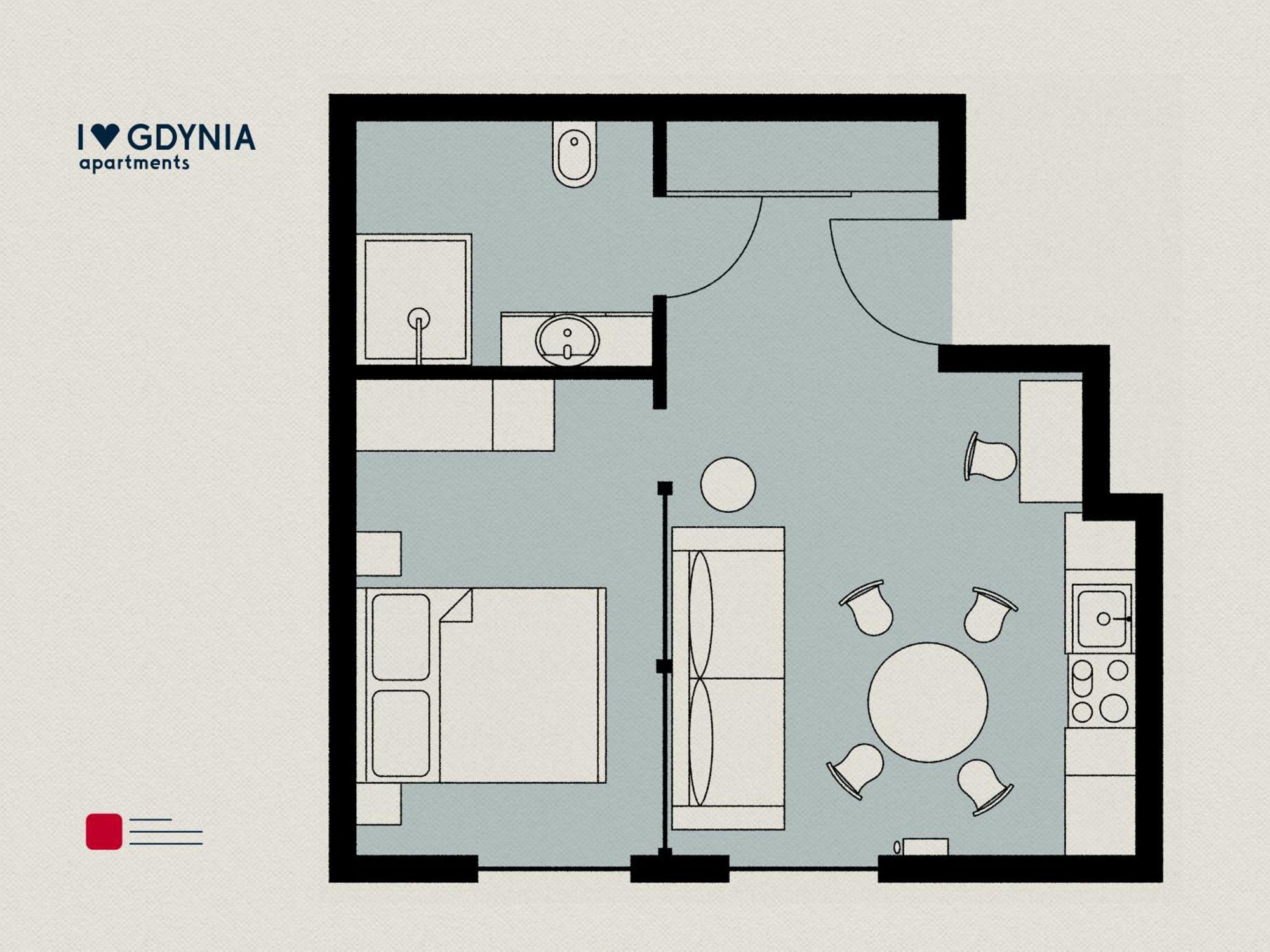 I Love Gdynia Apartments - Apartament Z Parkingiem Ngoại thất bức ảnh